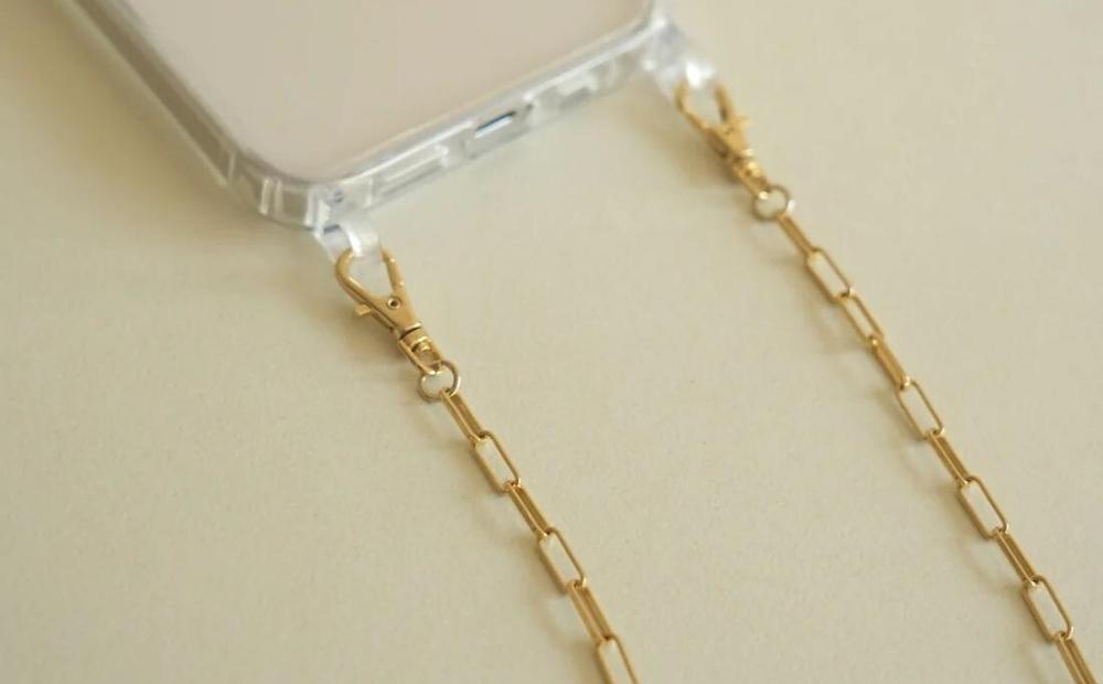 【LENERAオリジナルスマートフォンショルダー】 smartphone shoulder - shine - / gold 【079042】